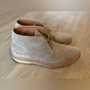 Common Projects Mens 42 Beige/Tan Suede Chukka Boot US 9